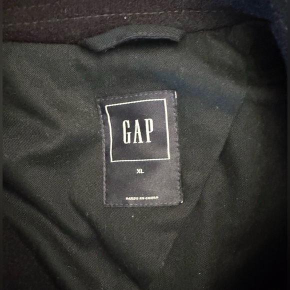 Gap Women’s Navy Blue  Wool Blend Double Breasted Peacoat Size- Extra Large - Picture 6 of 10